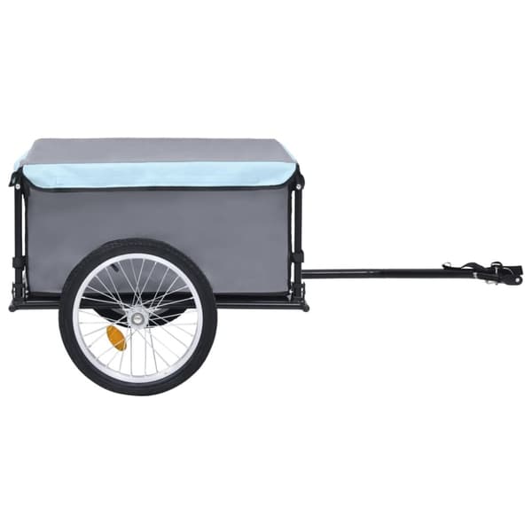 cykelvogn 65 kg sort og blå