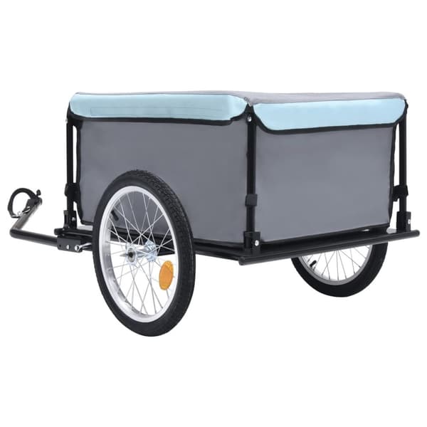 cykelvogn 65 kg sort og blå