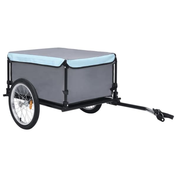 cykelvogn 65 kg sort og blå
