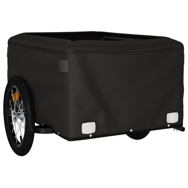 Cykelvagn svart och gul 45 kg järn