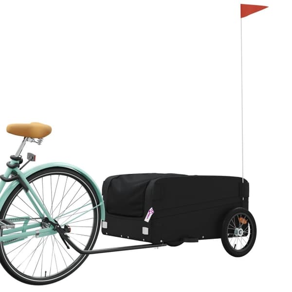 cykelanhænger 45 kg jern sort