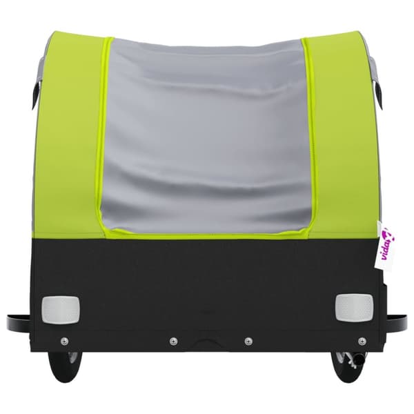 Cykelvagn svart och grön 30 kg järn