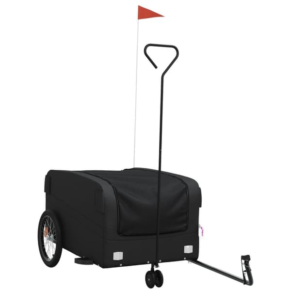 cykelanhænger 45 kg jern sort