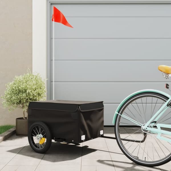 cykelanhænger 30 kg jern sort