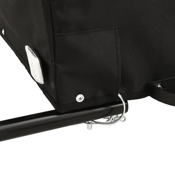 Cykelvagn svart 45 kg järn