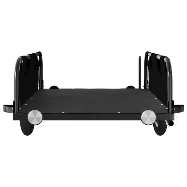 cykeltrailer oxfordstof og jern sort
