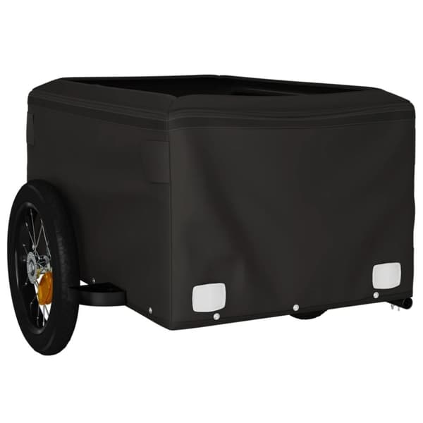 Cykelvagn svart och grön 30 kg järn