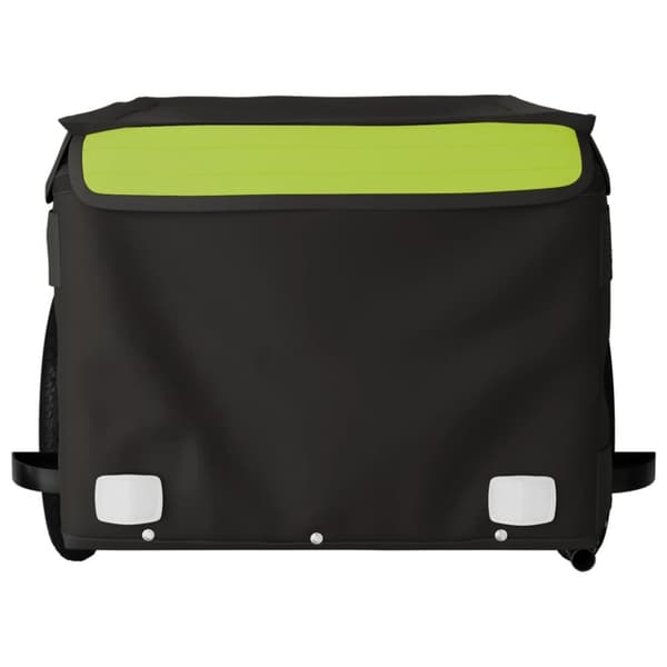 Cykelvagn svart och grön 30 kg järn