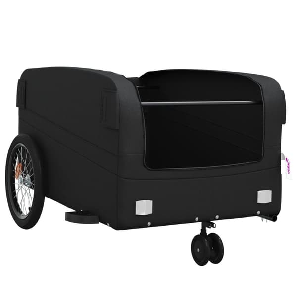 vidaXL cykelanhænger 45 kg jern sort