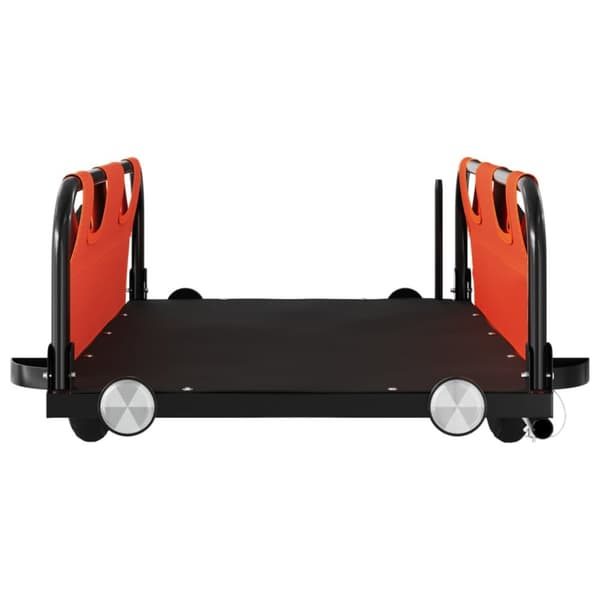 cykeltrailer oxfordstof og jern orange