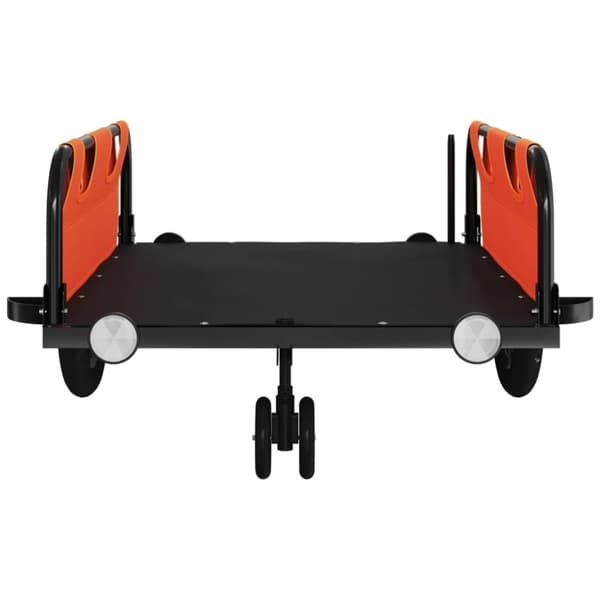 vidaXL cykeltrailer oxfordstof og jern orange