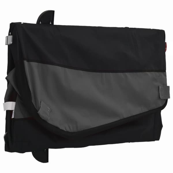 vidaXL Sykkelvogn svart 30 kg jern