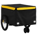 Miniatyrbilde 5 av 11: vidaXL Sykkelvogn svart og gul 30 kg jern