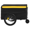 Miniatyrbilde 8 av 11: vidaXL Sykkelvogn svart og gul 30 kg jern