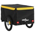 Miniatyrbilde 9 av 11: vidaXL Sykkelvogn svart og gul 30 kg jern