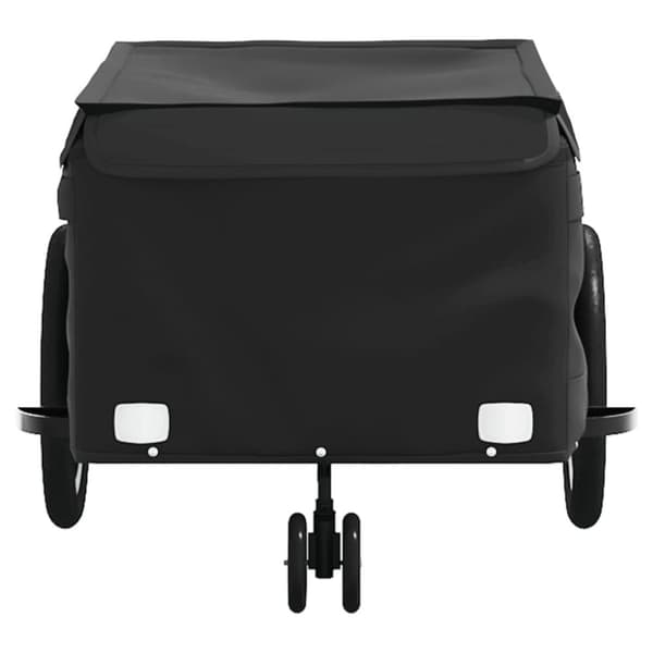 vidaXL Sykkelvogn svart 45 kg jern
