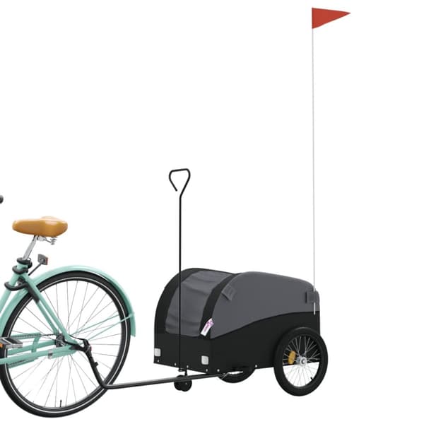 cykelanhænger 30 kg jern sort