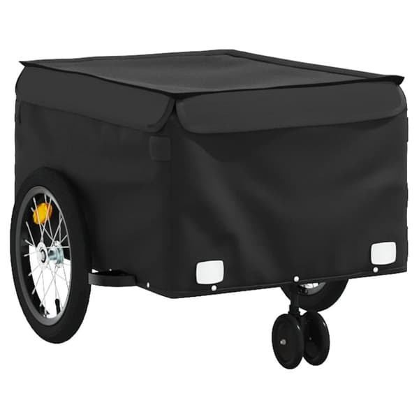 cykelanhænger 45 kg jern sort