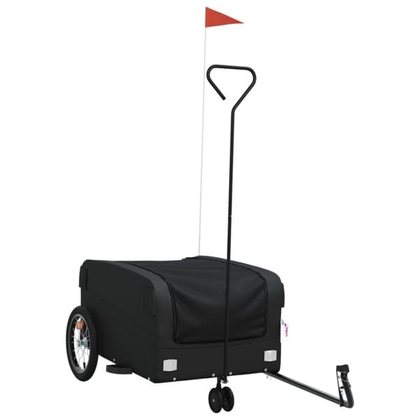 cykelanhænger 45 kg jern sort