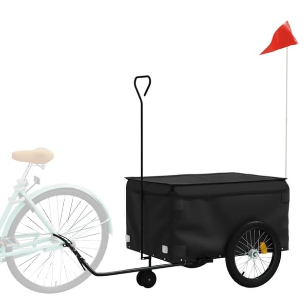 cykelanhænger 45 kg jern sort