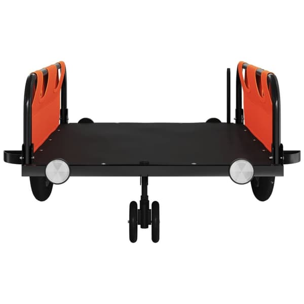 cykeltrailer oxfordstof og jern orange