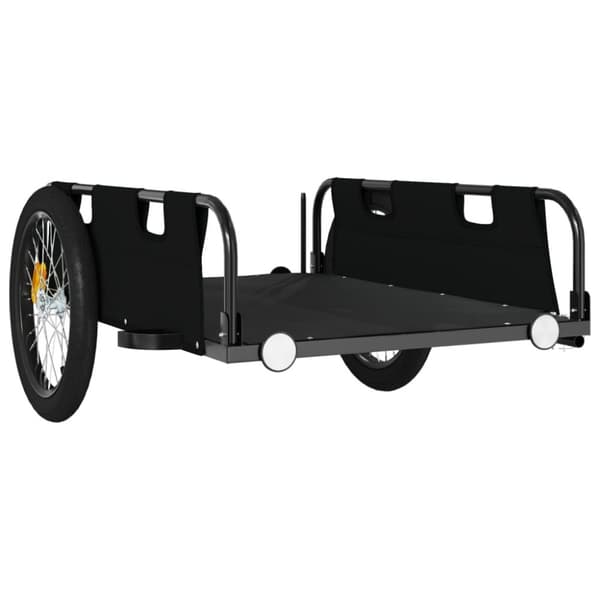 vidaXL cykeltrailer oxfordstof og jern sort -  Cykeltrailere