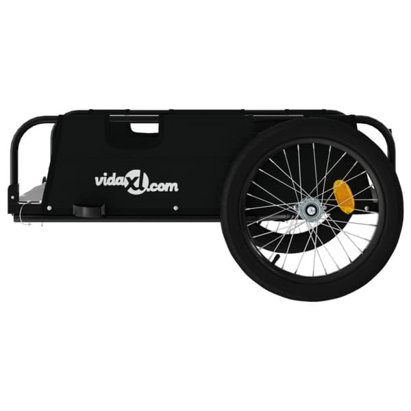 vidaXL cykeltrailer oxfordstof og jern sort -  Cykeltrailere