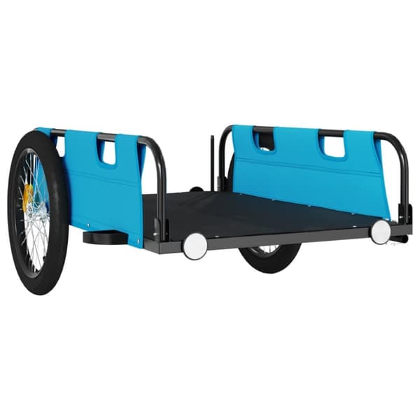 vidaXL cykeltrailer oxfordstof og jern blå -  Cykeltrailere