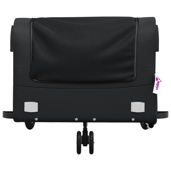 vidaXL Cykelvagn svart 45 kg järn -  Cykelvagnar