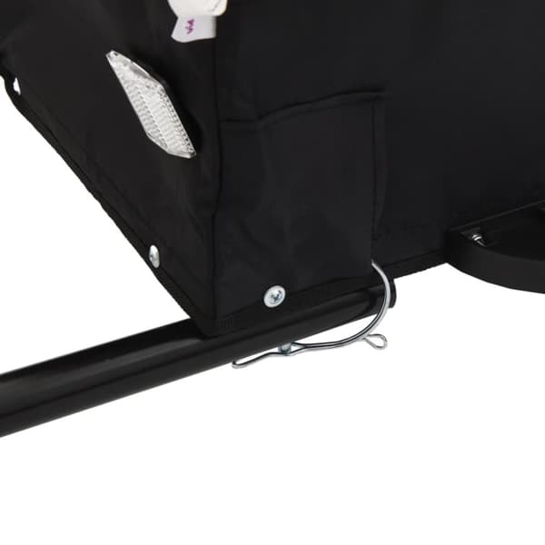 vidaXL Cykelvagn svart 45 kg järn -  Cykelvagnar