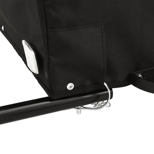 vidaXL cykelanhænger 30 kg jern sort -  Cykeltrailere