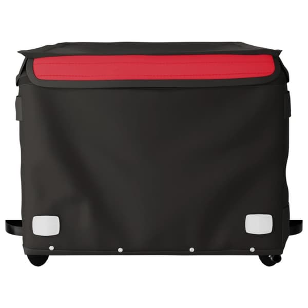 The Living Store cykelanhænger 45 kg jern sort og rød -  Cykeltrailere
