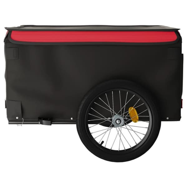 The Living Store cykelanhænger 45 kg jern sort og rød -  Cykeltrailere