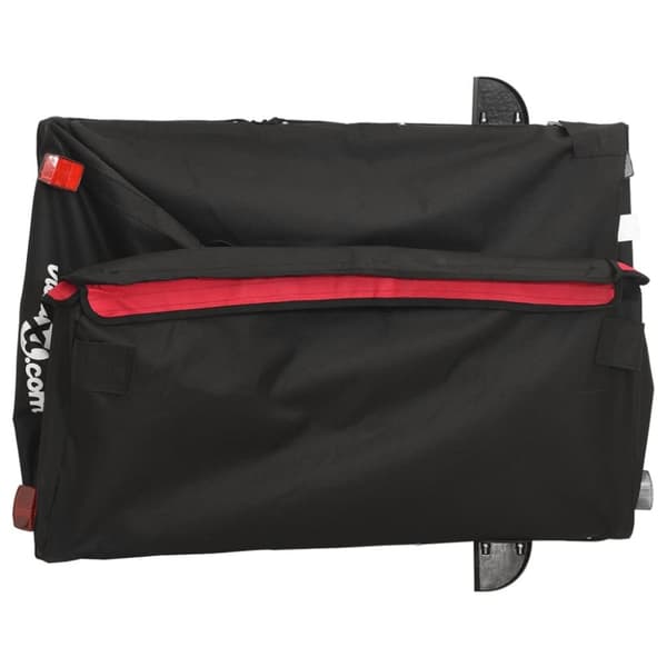 The Living Store cykelanhænger 45 kg jern sort og rød -  Cykeltrailere