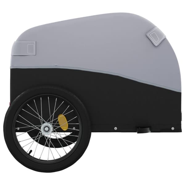 The Living Store cykelanhænger 45 kg jern sort og grå -  Cykeltrailere