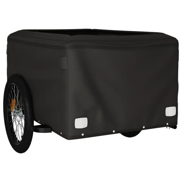 The Living Store cykelanhænger 45 kg jern sort og grøn -  Cykeltrailere