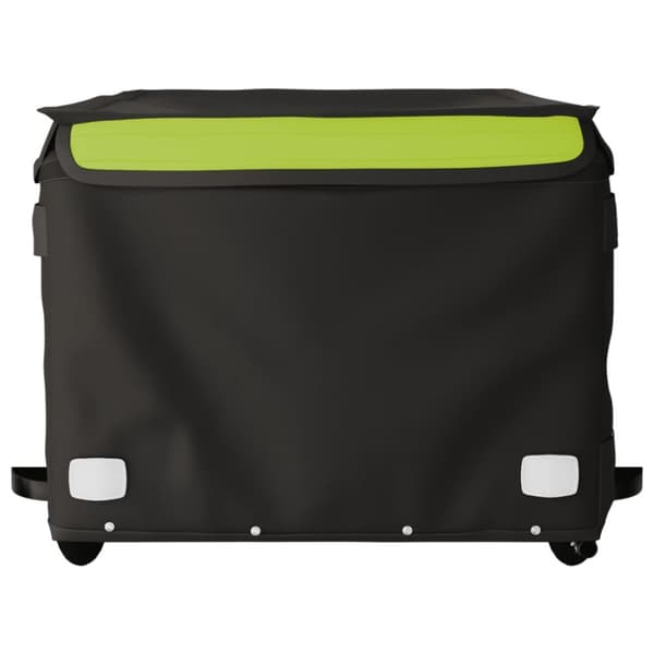 The Living Store cykelanhænger 45 kg jern sort og grøn -  Cykeltrailere