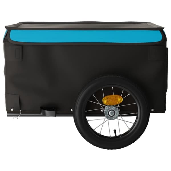 The Living Store cykelanhænger 30 kg jern sort og blå - Cykeltrailere