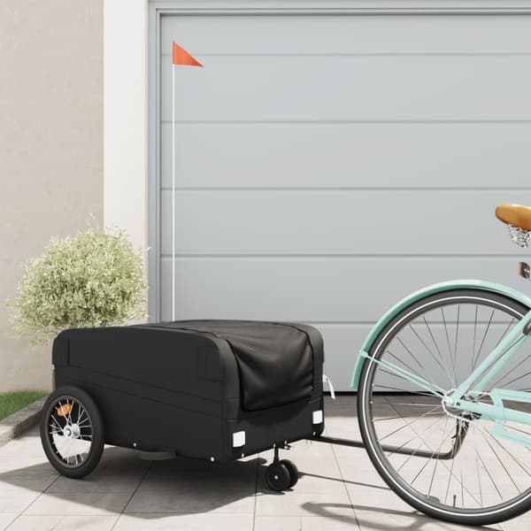 The Living Store cykelanhænger 45 kg jern sort -  Cykeltrailere