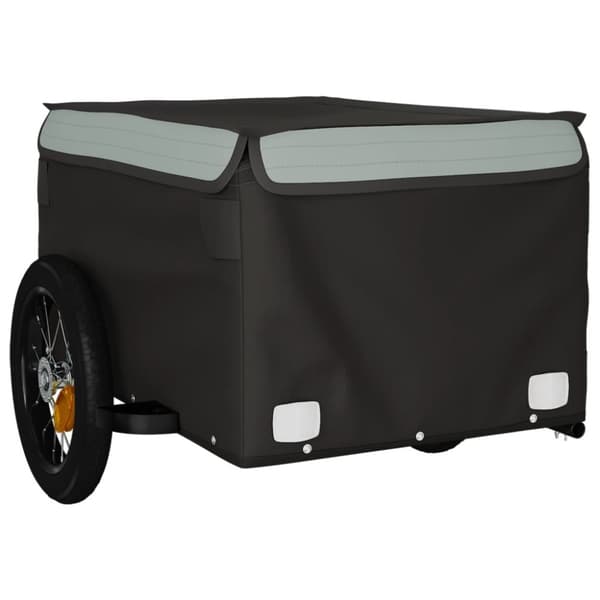 The Living Store cykelanhænger 30 kg jern sort og grå -  Cykeltrailere
