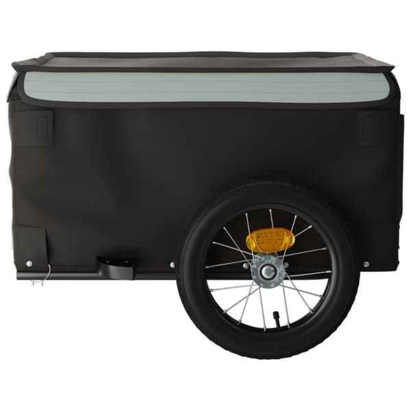 The Living Store cykelanhænger 30 kg jern sort og grå -  Cykeltrailere