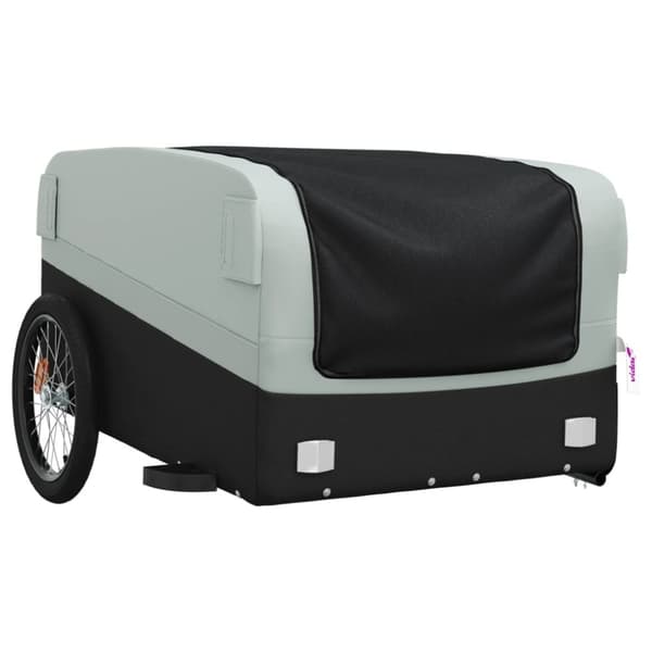 The Living Store cykelanhænger 45 kg jern sort og grå -  Cykeltrailere
