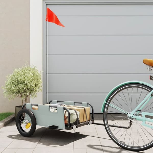 Cykeltrailere - Living cykeltrailer oxfordstof og jern grå