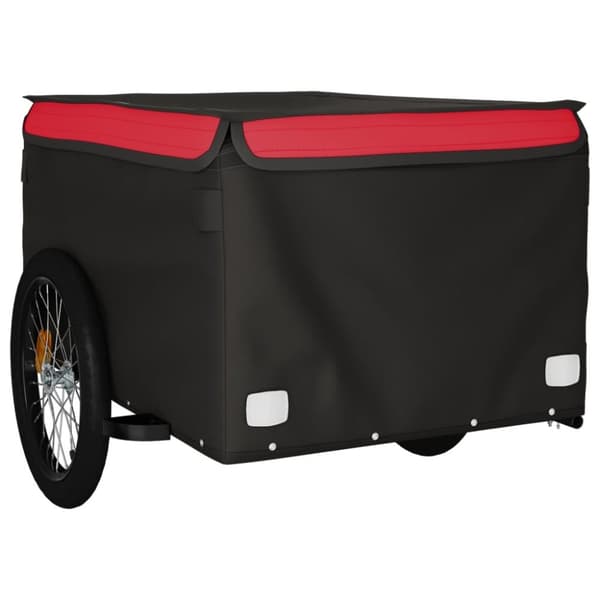 Cykelvagnar - Living Cykelvagn svart och röd 45 kg järn