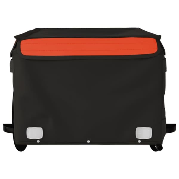 Cykelvagnar - Living Cykelvagn svart och orange 45 kg järn