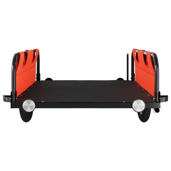 Cykeltrailer til kæledyr oxfordstof og jern orange - Cykeltrailer - Cykeltrailere - Home & Living