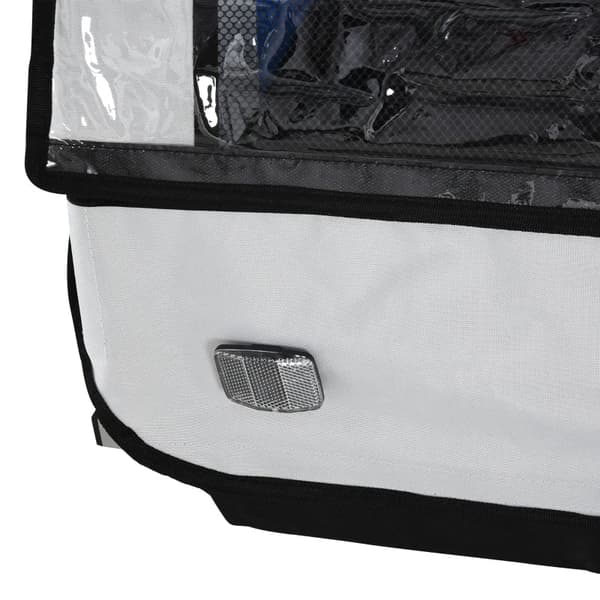 Rootz Children's Bicycle Trailer - Suitable 2 Children - Steel Frame - Seat Carrier - Safety Belt - Children From 18 Months - Oxford Fabric - Steel -