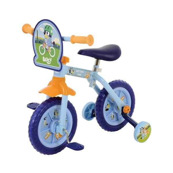 Bluey Training Bike Blue/Orange One Size