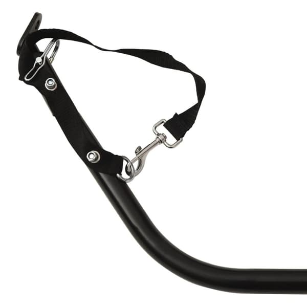 cykelanhænger 135x68x37 cm jern sort