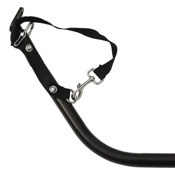 cykelanhænger 126x63x34 cm jern sort